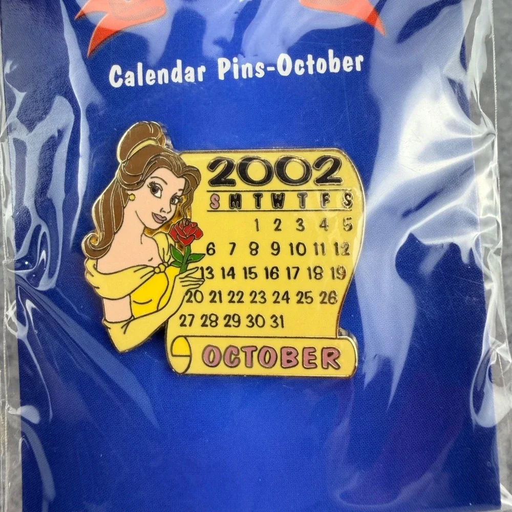 Disney Store 12 Months of Magic October 2002 Belle Beauty & the Beast Pin